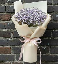 Букет цветов из:  Гипсофила в Лебяжьем Ленинградской области