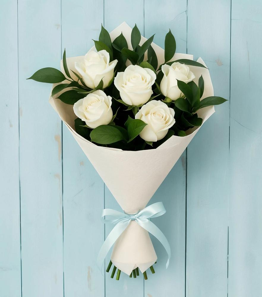 Букет цветов из: Розы в Лебяжьем Ленинградской области