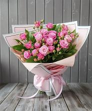 Букет Розовый кустик в Лебяжьем Ленинградской области