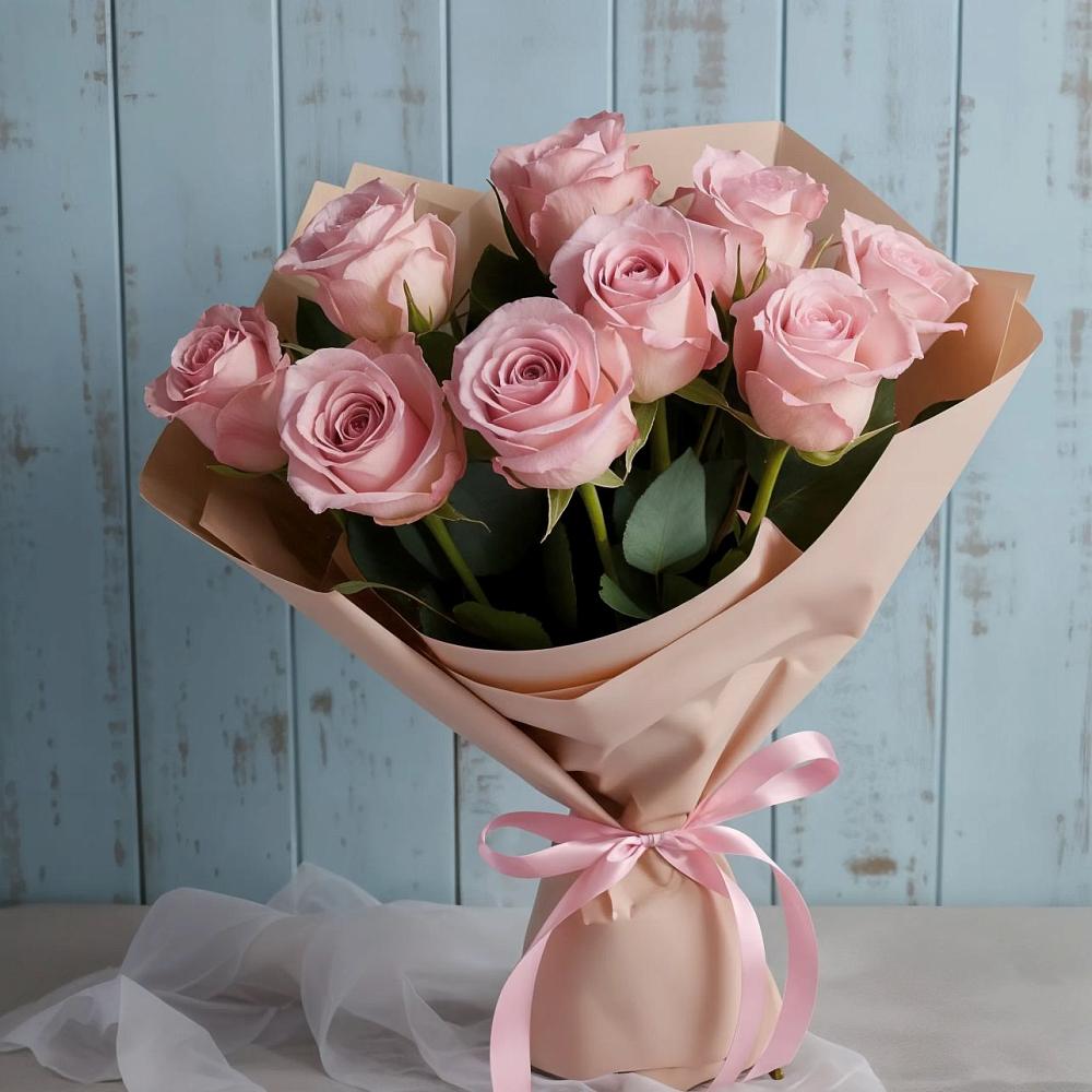 Букет цветов из: Розы в Лебяжьем Ленинградской области