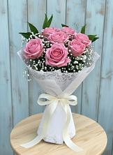 Букет цветов из:  Розы в Лебяжьем Ленинградской области