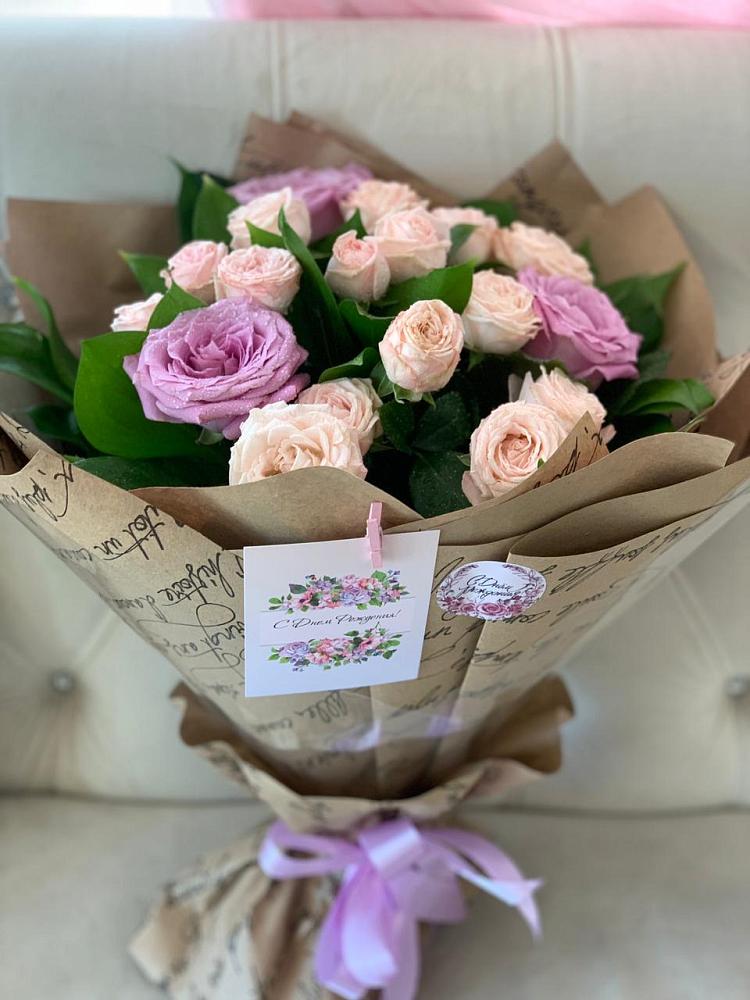 Букет цветов из: Розы в Лебяжьем Ленинградской области