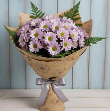 Букет цветов из:  Хризантемы #REPLACE_PRED# Лебяжьем Ленинградской области