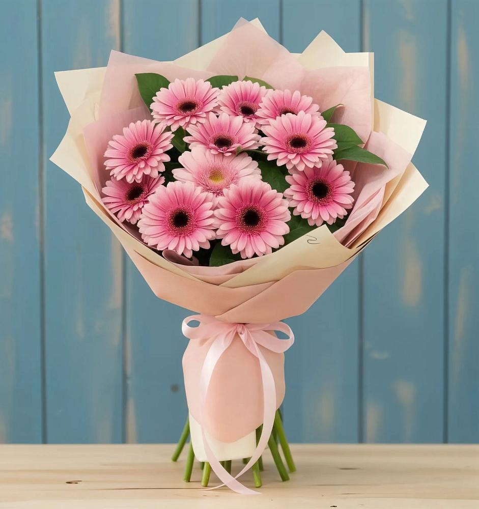 Букет цветов из: Герберы в Лебяжьем Ленинградской области