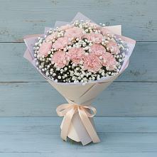 Букет цветов из:  Гвоздики в Лебяжьем Ленинградской области