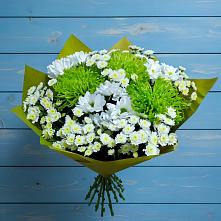 Букет цветов из:  Хризантемы в Лебяжьем Ленинградской области