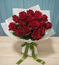 Букет Красные розы в Лебяжьем Ленинградской области