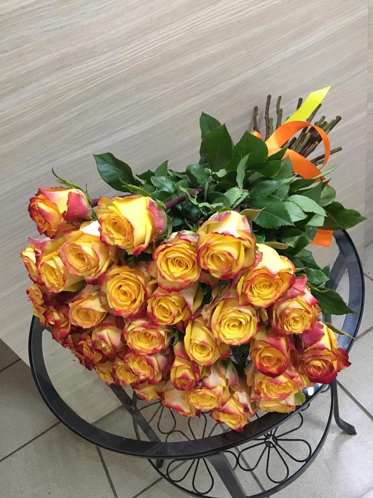 Букет Желтые розы в Лебяжьем Ленинградской области