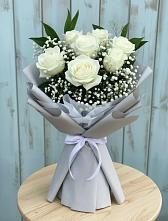 Букет цветов из:  Розы #REPLACE_PRED# Лебяжьем Ленинградской области