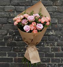 Букет цветов из:  Розы в Лебяжьем Ленинградской области