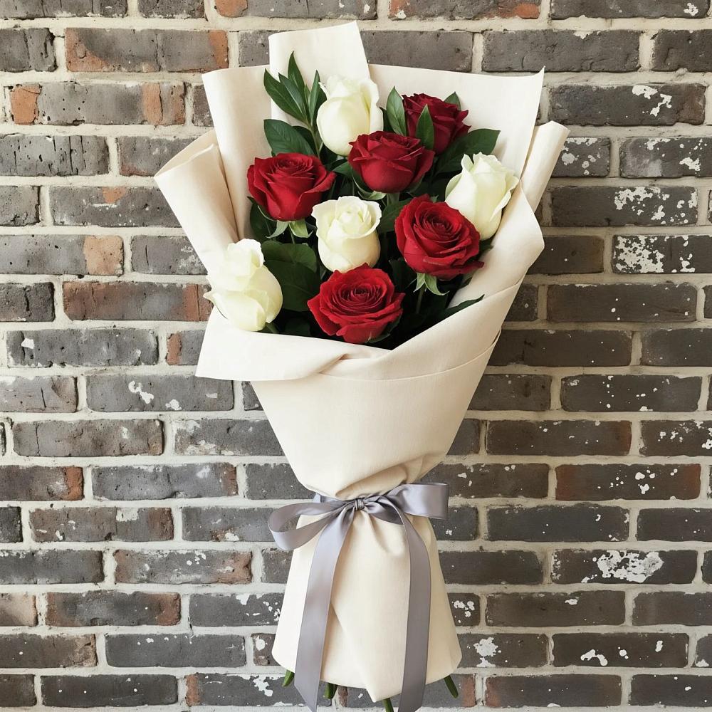 Букет цветов из: Розы в Лебяжьем Ленинградской области