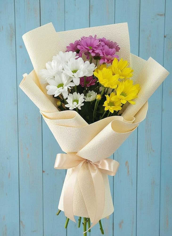 Букет цветов из: Хризантемы в Лебяжьем Ленинградской области