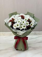 Букет цветов из:  Хризантемы в Лебяжьем Ленинградской области